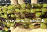 CCN5941 15 inches 12*12mm heart candy jade beads Wholesale