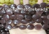 CCN5980 15 inches 13*18mm faceted oval candy jade beads