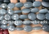 CCN5981 15 inches 13*18mm faceted oval candy jade beads