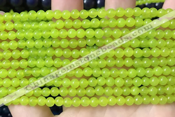 CCN6014 15.5 inches 4mm round candy jade beads Wholesale