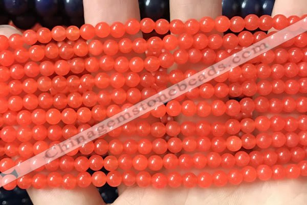 CCN6029 15.5 inches 4mm round candy jade beads Wholesale