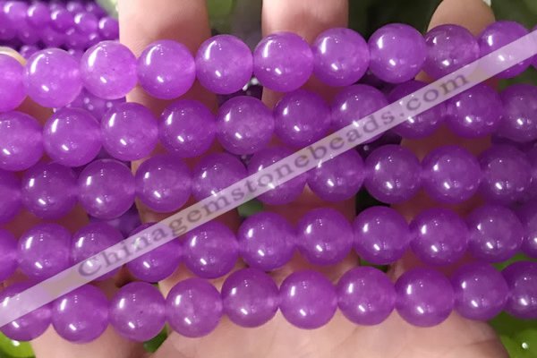 CCN6065 15.5 inches 8mm round candy jade beads Wholesale