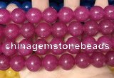 CCN6184 15.5 inches 14mm round candy jade beads Wholesale