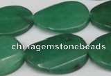 CCN620 15.5 inches 22*30mm twisted oval candy jade beads wholesale