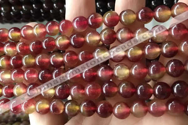 CCN6202 15.5 inches 8mm round candy jade beads Wholesale