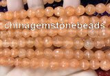 CCN6308 15.5 inches 8mm faceted round candy jade beads Wholesale