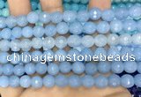 CCN6312 15.5 inches 8mm faceted round candy jade beads Wholesale