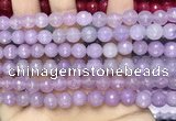 CCN6317 15.5 inches 8mm faceted round candy jade beads Wholesale