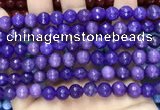 CCN6319 15.5 inches 8mm faceted round candy jade beads Wholesale