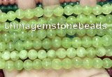 CCN6322 15.5 inches 8mm faceted round candy jade beads Wholesale