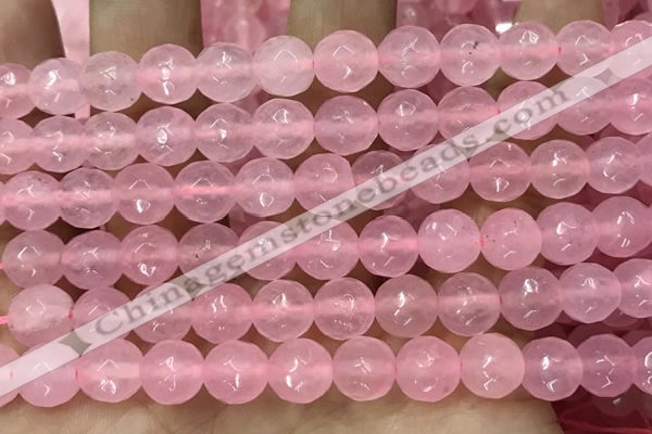 CCN6340 6mm, 8mm, 10mm, 12mm & 14mm faceted round candy jade beads