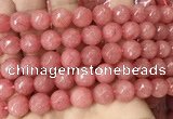 CCN6345 6mm, 8mm, 10mm, 12mm & 14mm faceted round candy jade beads