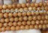 CCN6346 6mm, 8mm, 10mm, 12mm & 14mm faceted round candy jade beads