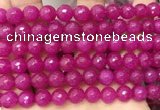 CCN6347 6mm, 8mm, 10mm, 12mm & 14mm faceted round candy jade beads