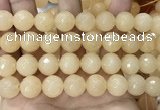 CCN6349 6mm, 8mm, 10mm, 12mm & 14mm faceted round candy jade beads