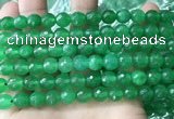 CCN6350 6mm, 8mm, 10mm, 12mm & 14mm faceted round candy jade beads