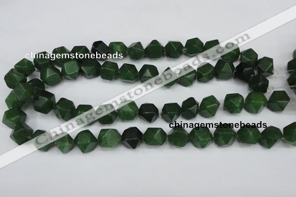 CCN667 15.5 inches 15*15mm faceted nuggets candy jade beads