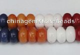 CCN721 15.5 inches 6*10mm rondelle candy jade beads wholesale
