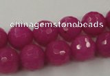 CCN754 15.5 inches 4mm faceted round candy jade beads wholesale