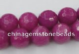 CCN755 15.5 inches 4mm faceted round candy jade beads wholesale