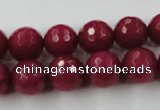 CCN757 15.5 inches 4mm faceted round candy jade beads wholesale