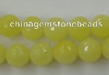 CCN759 15.5 inches 4mm faceted round candy jade beads wholesale