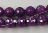 CCN762 15.5 inches 4mm faceted round candy jade beads wholesale