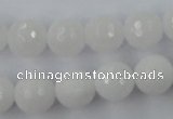 CCN768 15.5 inches 6mm faceted round candy jade beads wholesale