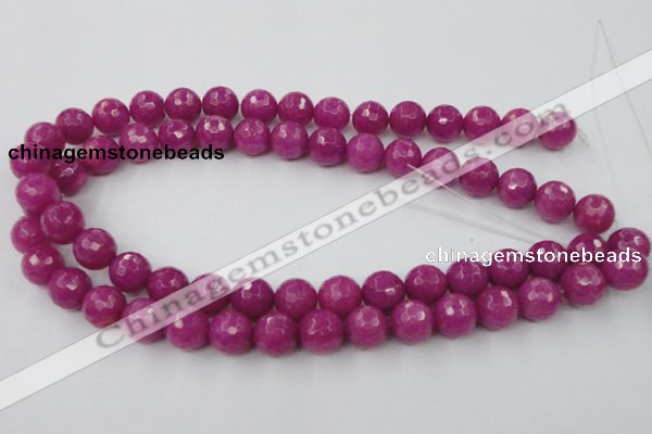 CCN772 15.5 inches 6mm faceted round candy jade beads wholesale