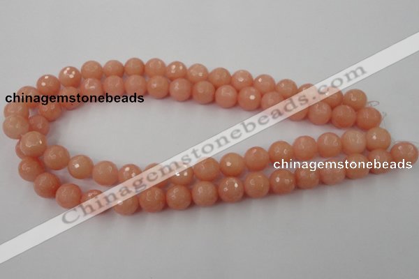 CCN775 15.5 inches 6mm faceted round candy jade beads wholesale