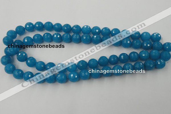 CCN781 15.5 inches 6mm faceted round candy jade beads wholesale