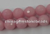 CCN786 15.5 inches 8mm faceted round candy jade beads wholesale