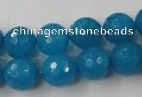 CCN798 15.5 inches 8mm faceted round candy jade beads wholesale