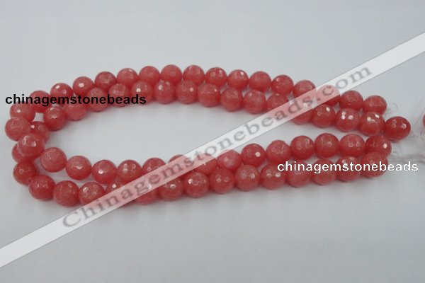 CCN804 15.5 inches 10mm faceted round candy jade beads wholesale