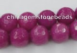 CCN806 15.5 inches 10mm faceted round candy jade beads wholesale