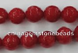 CCN807 15.5 inches 10mm faceted round candy jade beads wholesale