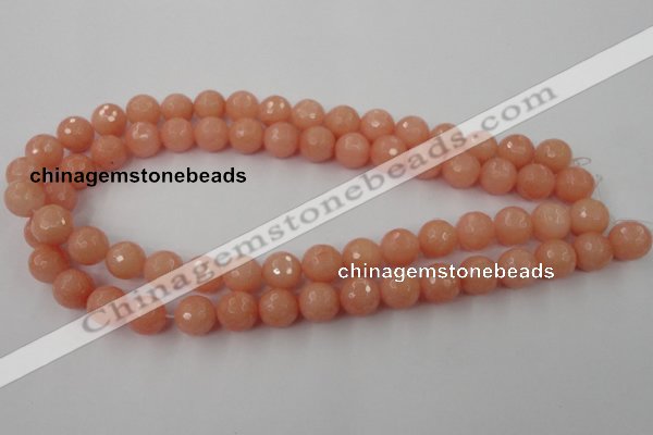 CCN809 15.5 inches 10mm faceted round candy jade beads wholesale