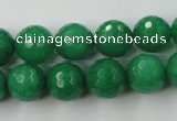 CCN814 15.5 inches 10mm faceted round candy jade beads wholesale