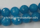 CCN815 15.5 inches 10mm faceted round candy jade beads wholesale