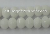 CCN904 15.5 inches 9*12mm faceted rondelle candy jade beads