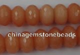 CCN917 15.5 inches 10*14mm faceted rondelle candy jade beads