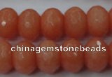 CCN930 15.5 inches 12*16mm faceted rondelle candy jade beads