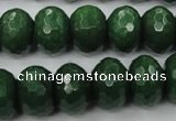 CCN936 15.5 inches 12*16mm faceted rondelle candy jade beads