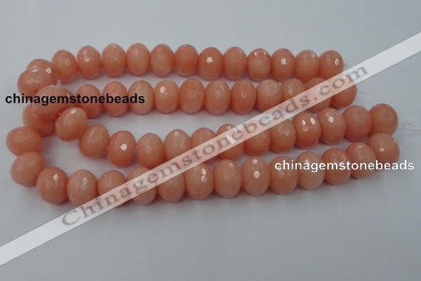 CCN944 15.5 inches 14*18mm faceted rondelle candy jade beads