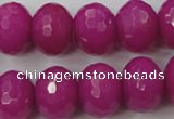 CCN945 15.5 inches 14*18mm faceted rondelle candy jade beads