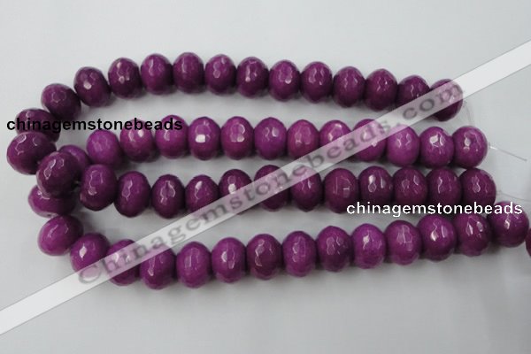 CCN946 15.5 inches 14*18mm faceted rondelle candy jade beads