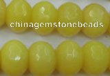 CCN948 15.5 inches 14*18mm faceted rondelle candy jade beads