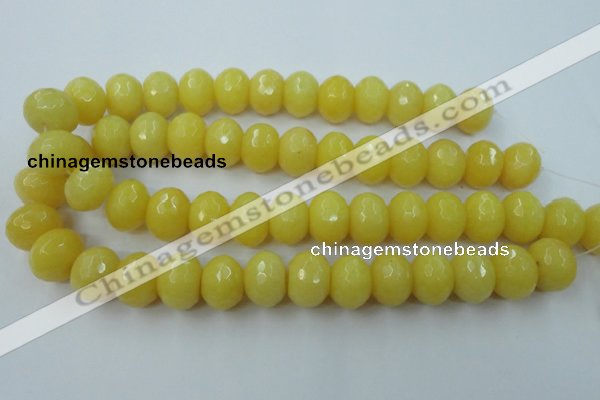 CCN948 15.5 inches 14*18mm faceted rondelle candy jade beads