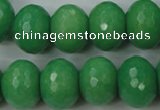 CCN950 15.5 inches 14*18mm faceted rondelle candy jade beads