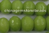 CCN953 15.5 inches 14*18mm faceted rondelle candy jade beads